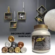 Decorative Enamel Paint with Unique Pearl Effect - red gold 100g