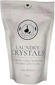 [Little Brown Goose] Lady Million Laundry Crystals, Fabric Softener & Scent Beads Laundry in 1, Natural Laundry Scent Booster for Sensitive Skin, Vegan, Cruelty Free, Paraben & Sulfate Free, 500G