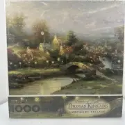 Thomas Kinkade Lamplight Village Jigsaw Puzzle 1000 Pieces Springbok NOS