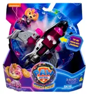NIB Paw Patrol Skye Mighty Movie Jet Vehicle Lights Sounds With Figure