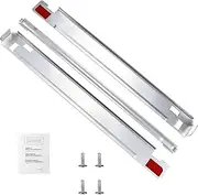 [TOMOON] KSTK1 Laundry Stacking Kit for 27" L-G Washer and Dryer - Solid Metal with Chrome Finish, Replaces WSTK1 (Silver) - Optimized for Space