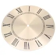 Gold 9 5 Inch Aluminium Metal Wall Clock Dial Face Replacement in Gold