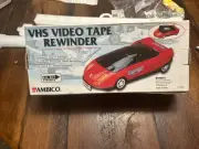 AMBICO VHS VCR Videocassette Video Tape Rewinder V-1965. Ferrari Red