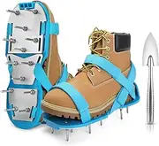 DenForste Lawn Aerator Shoes for Grass - Pre-Assembled Grass Aerator Shoes for Lawn - Soil Yard Aerator Tool for Aerating Patio Garden