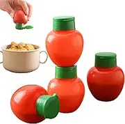 Pepper Shaker - Salt Shaker Dispenser Storage Containers - Refillable Kitchen Gadgets, Portable Manual Storage Containers Cute Decor, Kitchen Accessories