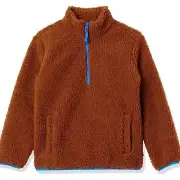 Amazon Toddlers' Polar Fleece Lined Sherpa Quarter-Zip Jacket (812)
