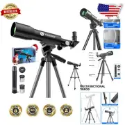 Versatile 360mm Kids Telescope with 50mm Aperture - Ideal for Young Astronomers