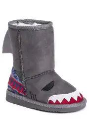 MUK LUKS Kids Finn Shark Boots Fashion