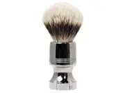Titanium Shaving Brush Badger / 0,94 inches (24 mm) Polished