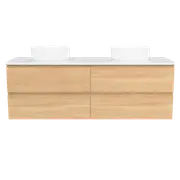 New England Joinery 1500mm Dignate SilkSurface Top Wall Hung Vanity