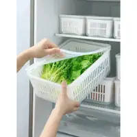 在飛比找蝦皮購物優惠-日本Lissa 2in1瀝水/密封食物保鮮盒｜S/M/L/X