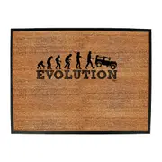 Evolution 4X4 - Funny Novelty Doormat Man Cave Floor mat