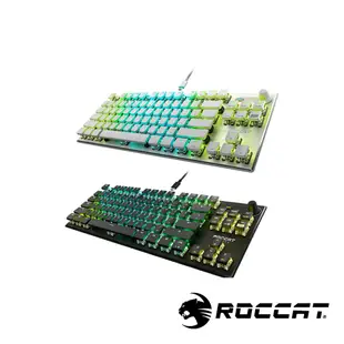 Roccat Vulcan TKL Pro 機械式電競鍵盤-白 紅軸 公司貨