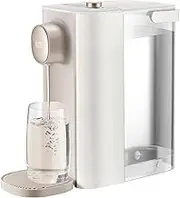 Instant Hot Water Dispenser, Countertop Water Boiler & Warmer for Tea, Coffee and Baby Formula, Adjustable 8 Temperatures & 2 Water Outputs, 3L Water Tank, Soft Mist Gold