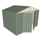 Build-a-Shed 3.0 x 2.3 x 2.3m Double Hinge Door Garden Shed - Green