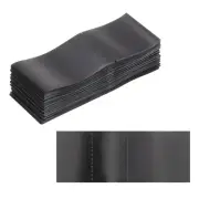 86x33mm PVC Perforated Shrink Bands, 500Pcs 0.05mm Thick Shrink Wrap, Black