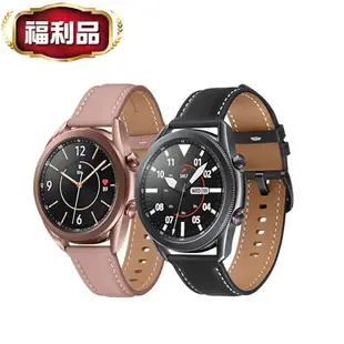 【SAMSUNG 三星】Galaxy Watch3 41mm 藍牙智慧手錶 / SM-R850 (原廠盒裝福利品)