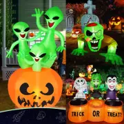 Halloween Inflatable Pumpkin Ghost Alien Garden Outdoor Blow Up Party Yard Decor