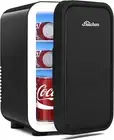 Mini Fridge 6 Liter 8 Can for Bedroom Car Office Dorm 110V AC DC Food Drinks