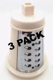 3 Pk, Presto Fine Shred Cone For SaladShooter Slicer/Shredder, 09937