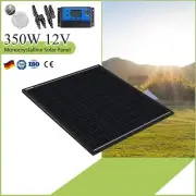 12V 350W Solar Panel Kit Mono Home Boat Caravan Camping Power Charging Battery