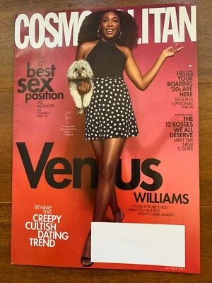 Cosmopolitan Magazine October 2021 Venus Williams, Creepy Dating Trends