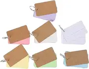 UTHCLO 7 Portable Graffiti Cards Blank Note for Messages Memo and Student Notes Convenient Stationery for Travelers Office Workers and Teachers