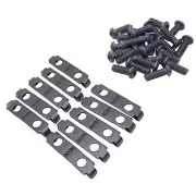 Lot of 10 80/20 3343 Double End Fastener Assembly, S10, 1/4-20, 1in Spacing