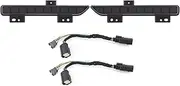 XTevu Rear Bumper Lights, Dynamic Turning Signal Brake Lamps Compatible With Ford 2016-2018, Parking Lamp Assembly, Smoked Lens Tail Light Kit