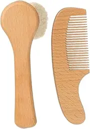 Baluue Grooming Kit Newborn Girl Soft Bristle Brush Comb Set Care Comb Scalp Brush