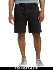 Harbor Bay by DXL Continuous Comfort Loose-Fit Shorts in Black at Nordstrom, Size 58