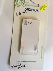 Nokia C6-01 Screen Guard Protectors in Clear Twin Pack CP-5002 Genuine Brand New