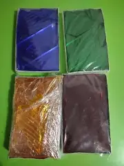 Assorted Colored Plastic Geometric shapes For Crafts 4 Pkg Approx 190 Pcs.