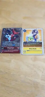 Digimon Exceed Apocalypse Pre-Release Winner Card & Participant Card Promos NM