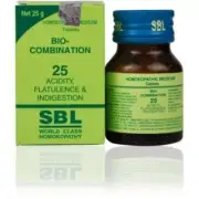 2 X SBL Bio -Combination 25 Tablets 20g For Acidity,Indigestion & Flatulence