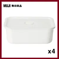 在飛比找PChome24h購物優惠-【MUJI 無印良品】聚丙烯密閉式便當盒/長方形/325ml