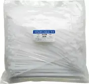 1000 Pcs 4 Inch Heavy Duty Cable Zip Ties, UV Resistant Self-Locking Nylon Strap