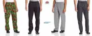 Dickies Chef The Traditional Unisex Baggy Chef Pants Elastic Waist Pant DC221