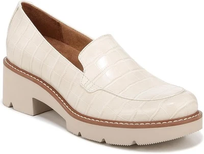 Naturalizer Women's, Cabaret Slip-On 9, Porcelain Off White Croc Brand New