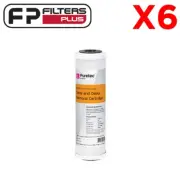 6 x 10" x 2.5" Puretec Replacement Carbon Water Filter - 0.5 Micron