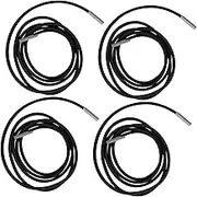 Amosfun 4pcs Elastic Deck Chair Lanyard Straps for Recliners Elastic Cord for Beach Chair Replacement Rope