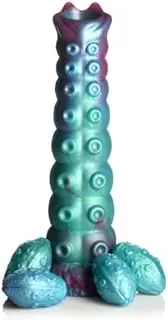 Fantasy Silicone Dragon Toy with Textured Shaft and Base, Iridescent Teal-Blue-Red, Harness Compatible Sex Toys Vibrator Dildo Vibrater Sex Toysfemale Adult Toy Rabbit Thrusting Dildo Vibrators For Woman Rabbit Toy Thrusting Vibrator