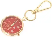 [VALICLUD] Nurse Table Keychain Pocket Watch Wallet Lapel Watch Women Backpack Key Chain Watch Watches Second Charm Hand Watch for Men Decorative Nurse Keychain Fob Watch Keychains Glass Red