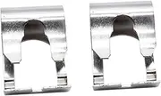 Quick Fit Wiper Connecting Clip 2 Pack Chrome Buckles for Windscreen Wiper Repair