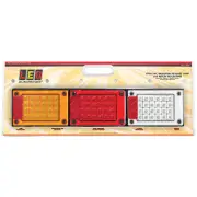 LED Autolamps Jumbo Top Tail Indicator Reverse Reflector Light 72 LED Lamp