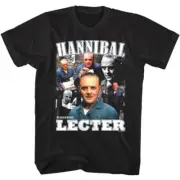 Silence of the Lambs Hannibal Lecter Killer Collage Men's T Shirt