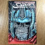 Optimus Prime Skull Rob Israel Art On A Transformers #1 Blank IDW Comics 2019