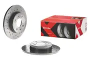 Brembo Fits 08-14 Impreza/2016 WRX/15-17 WRX STI Rr Prm Xtra Cross Drilled Rotor