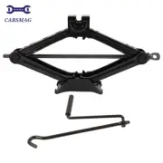 New 2T Scissor Jack Car Van Wind Up Tyre Lift Chrome Crank Handle Emergency Tool