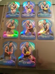 2020 AFL SELECT FOOTY STARS ICE BLUE DIE CUT PORT ADELAIDE POWER 8 CARD SET